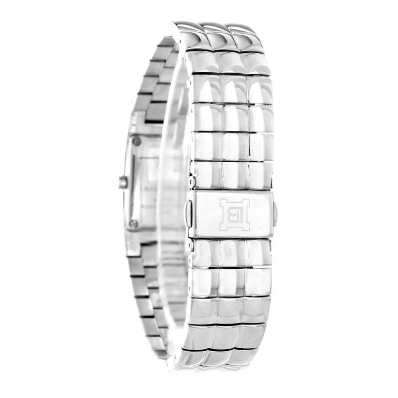 Silver stainless steel dress watch-null