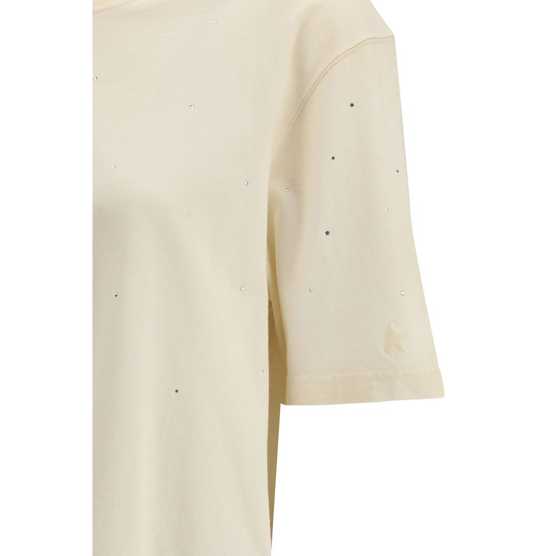 Beige cotton t-shirt-null