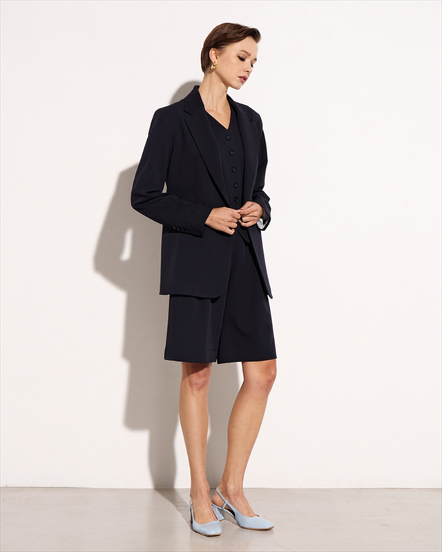 Blazer jacket long image number null