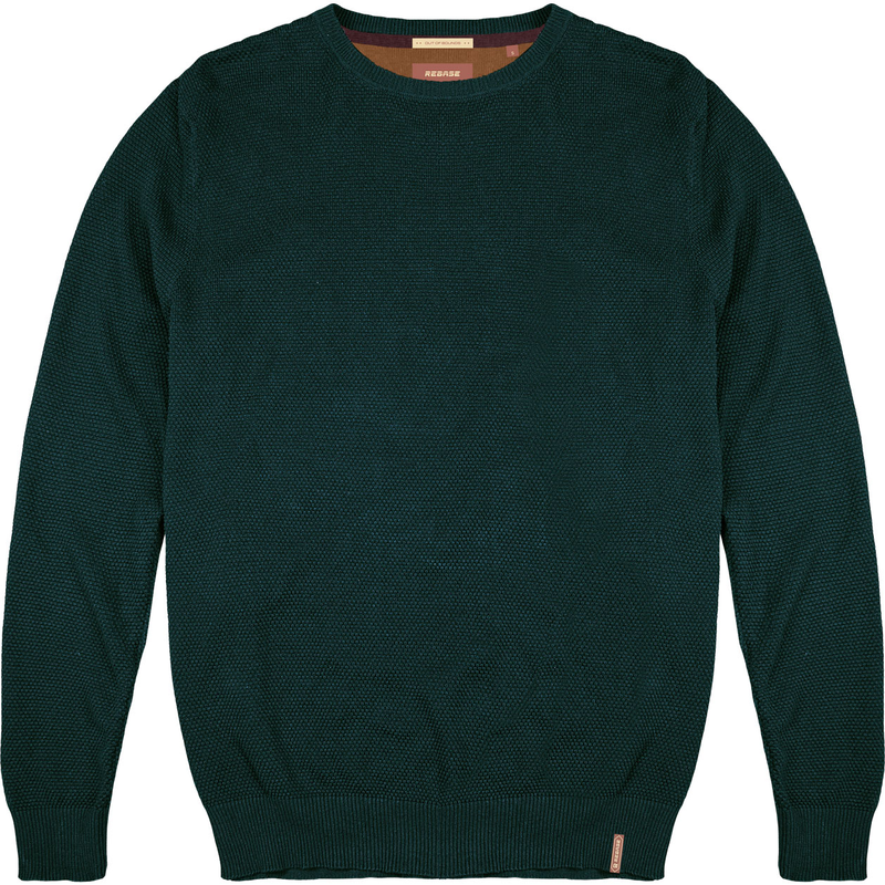 Basic cotton round neck knitwear image number null