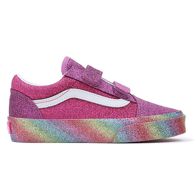Kids glitter rainglow old skool