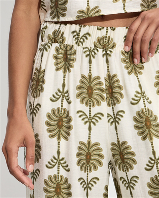Trouser crop printed image number null