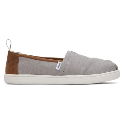 Toms junior recycl cott alpargata esp, Grey, medium