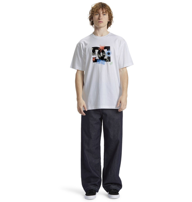 Dc mens scribble hss, Wbb0-white, medium