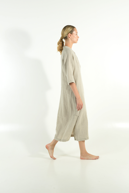 Jasmine linen dress-null
