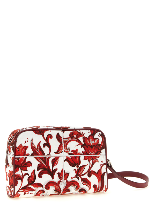 Multicolor calfskin handbag-null