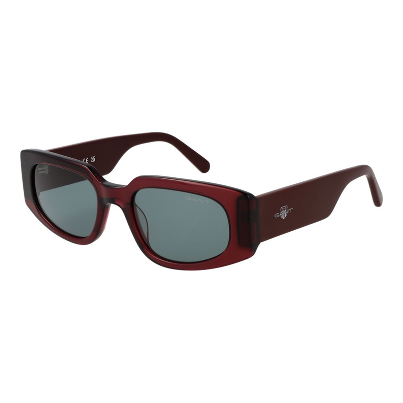 Burgundy acetate sunglasses-null