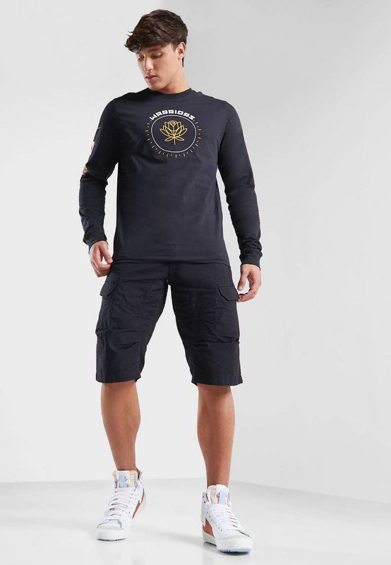 Nba golden stat warriors city edition long-sleeve t-shirt-null