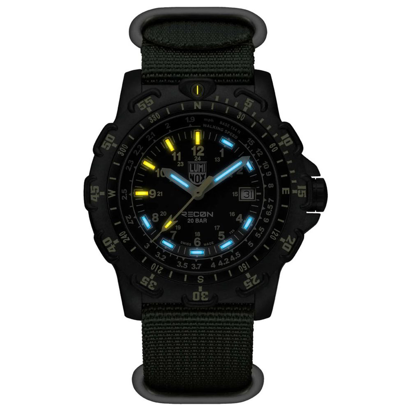 Bicolor nylon sport watch-null