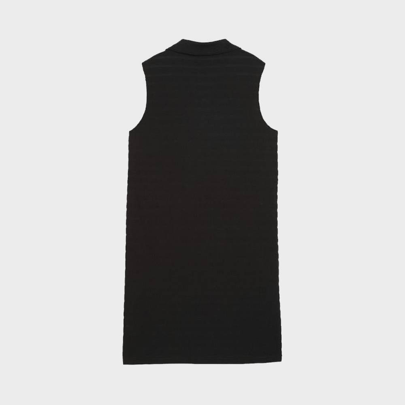 Essentials elevated relaxed structured sleeveless dress-null
