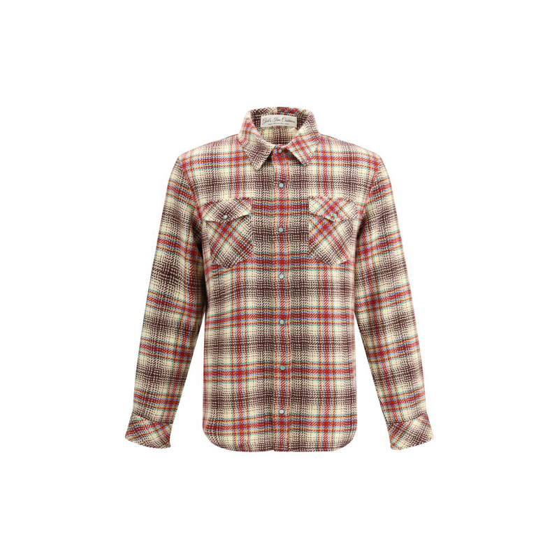 Multicolor cashmere pattern shirt-null