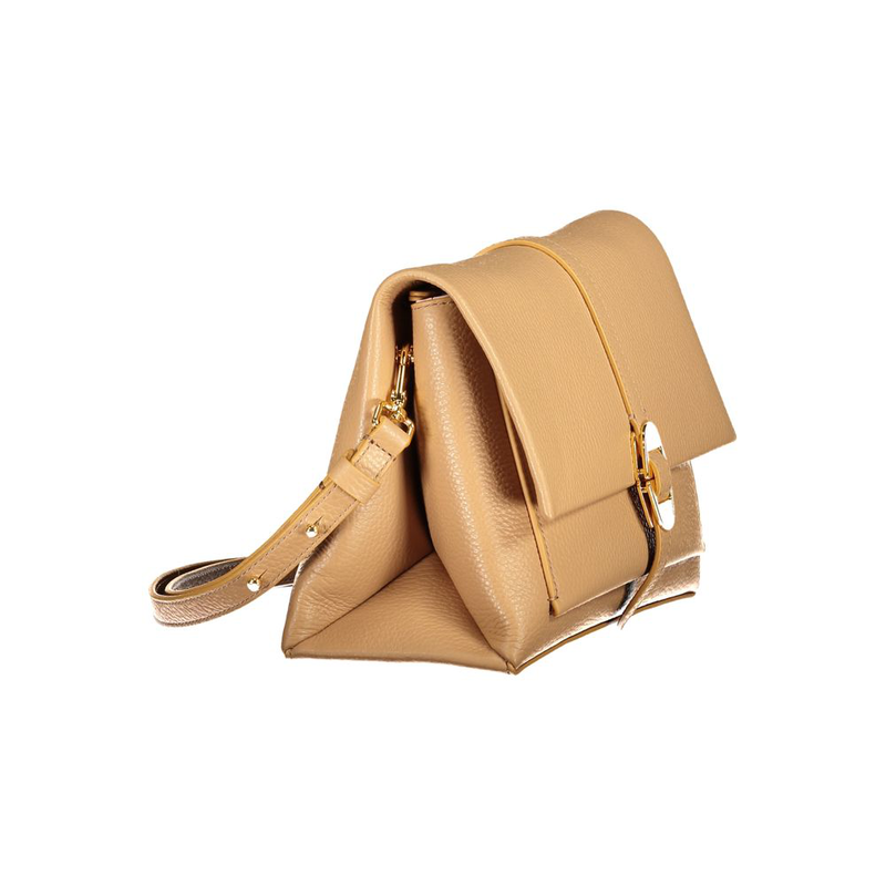 Marrone leather women handbag-null
