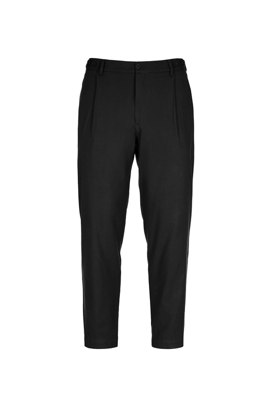 No name athens black peppe pants di image number null