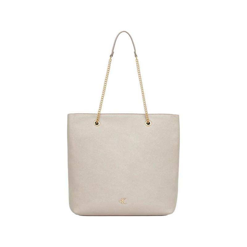 Beige polyethylene handbag-null