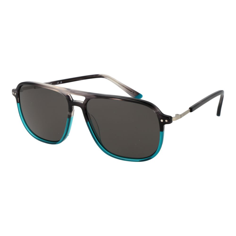Turquoise plastic sunglasses-null