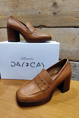 Day 2 day shoes moccasin, Black, medium