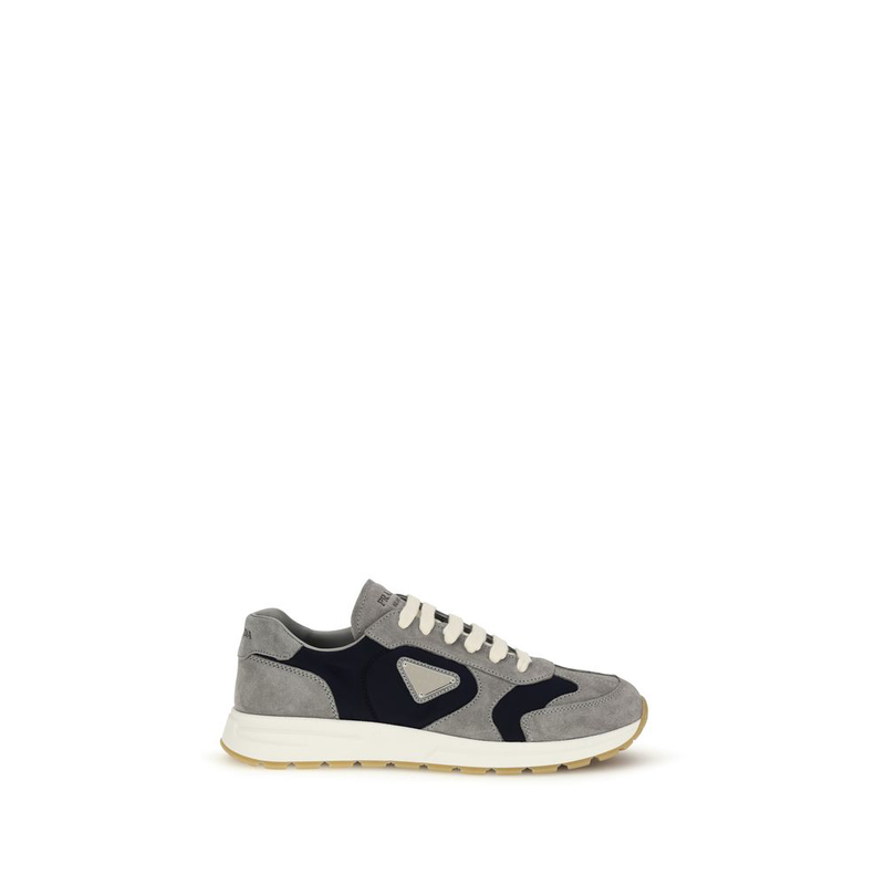 Blue calf leather bos taurus athletic sneakers-null