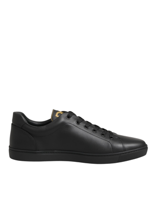 Black street life low top men sneakers shoes, Black, medium