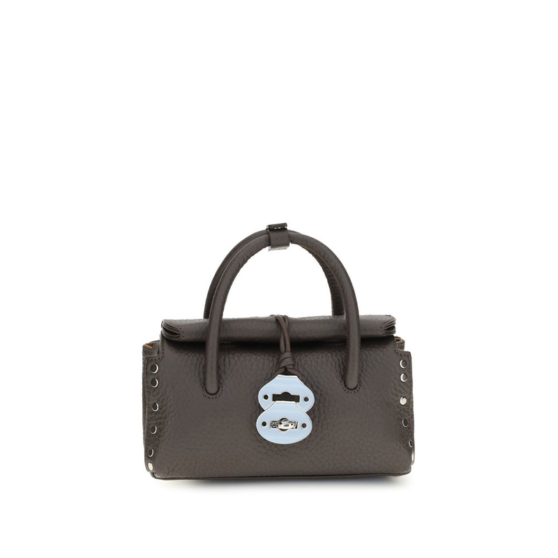 Brown calf leather bos taurus handbag-null