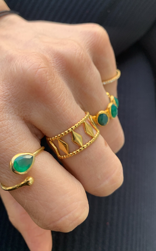 Gem open ring-null
