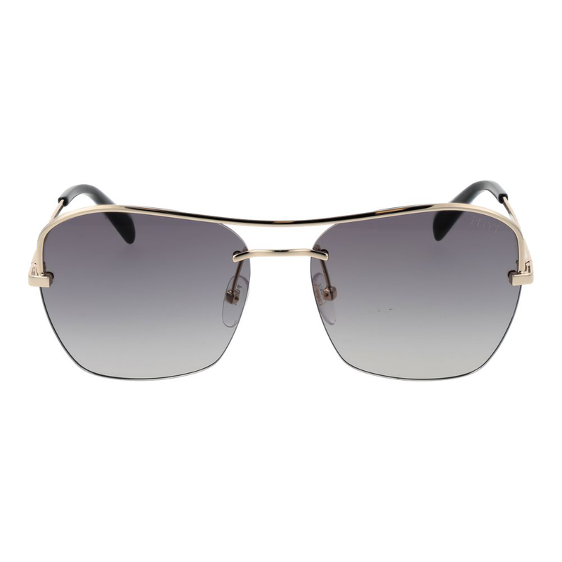 Gold metal sunglasses-null