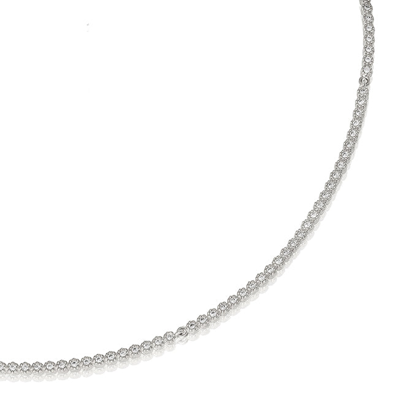 Selene tennis necklace-null