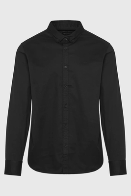 Funkybuddha shirt l/s, Black, medium