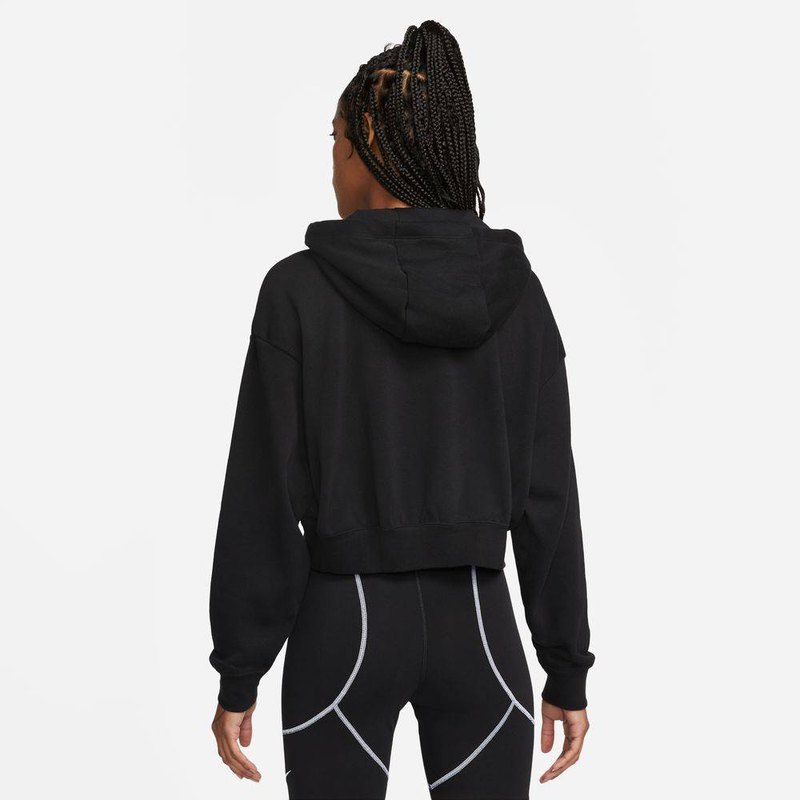 Club fleece oversized cropped hoodie image number null