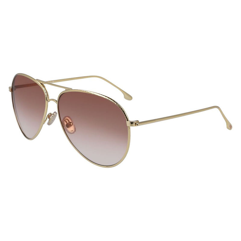 Gold metal sunglasses-null