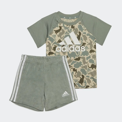 Adidas infant aop co top set