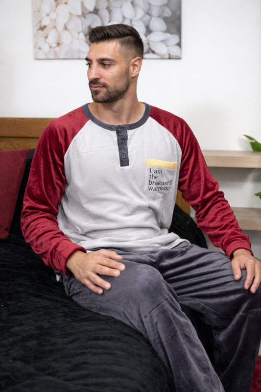 Mens velvet pajamas #m3296-null