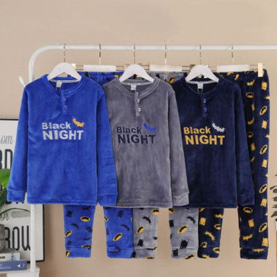 Boys pajama black night #j4044