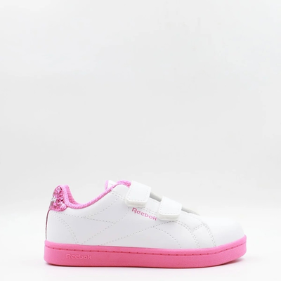 Reebok kids girl royal complete cln 2.0 two strap, White, medium