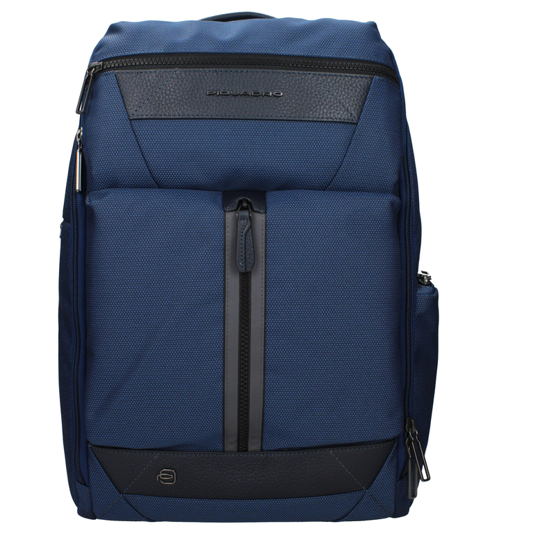 Blue fabric backpack-null