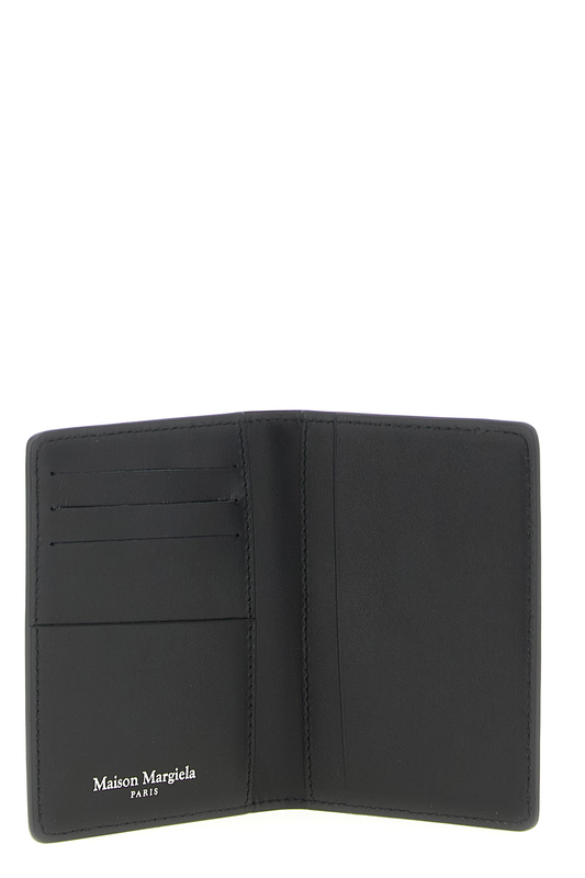 Black calfskin cardholder-null