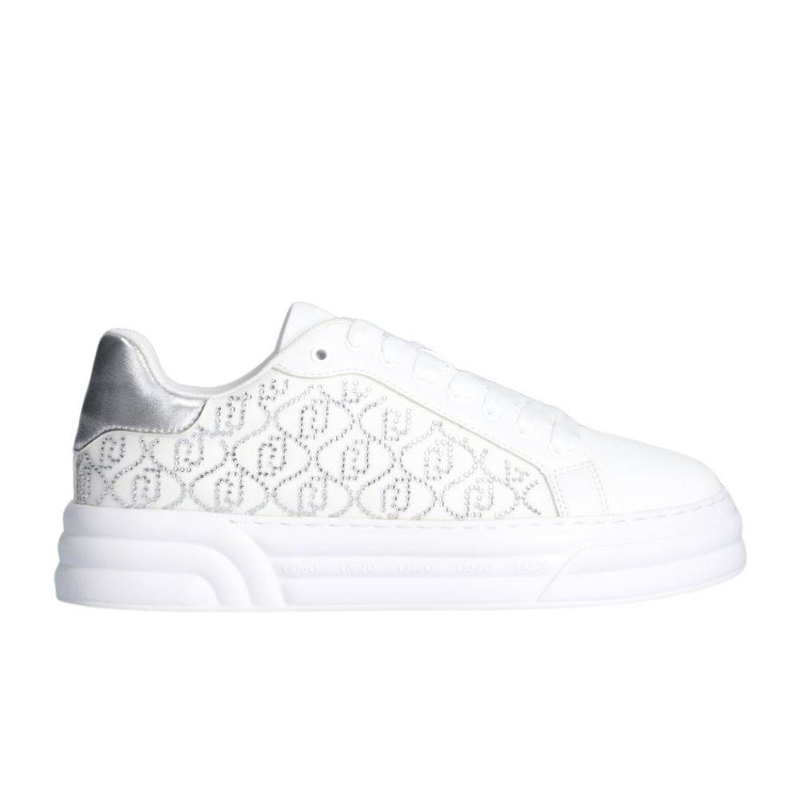 Product image: Cleo 12 - platform sneakers with rhinestone logo-null