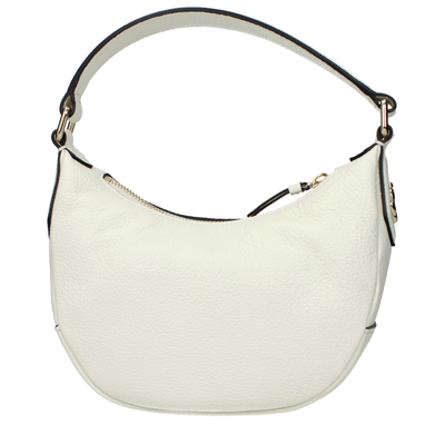 Beige leather handbag, Beige, medium