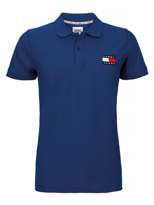 Tommy hilfiger badge polo, Blue, medium