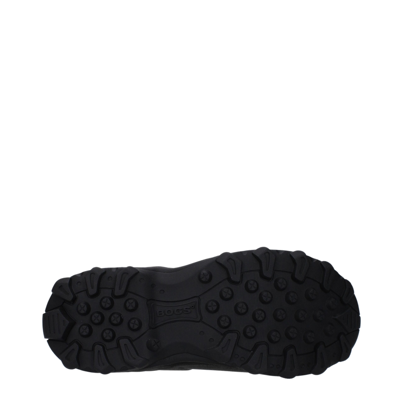 Black cotton ankle boots-null