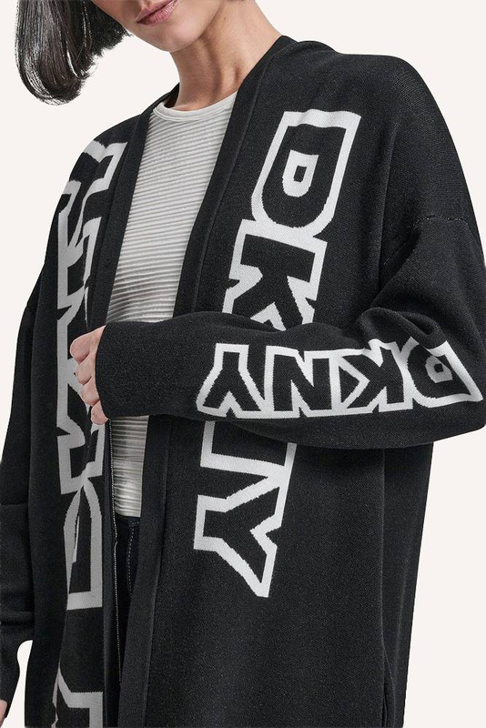 Oversized cardigan sweater-null