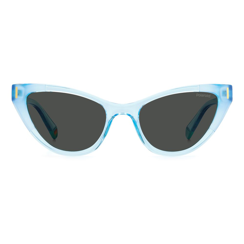 Blue plastic sunglasses-null