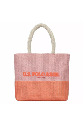 Beach straw shopper bag