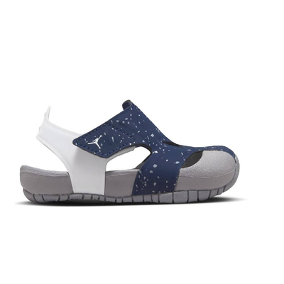 Nike jordan flare sandals infant, Navy / Grey, medium