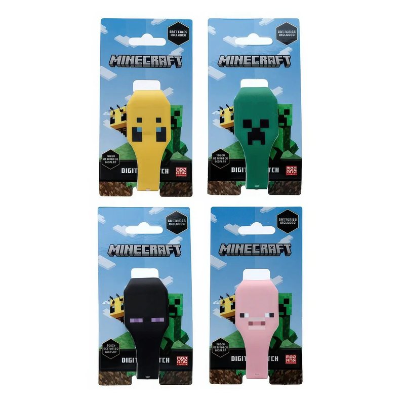 Minecraft faces silicone digital watch - assortment image number null