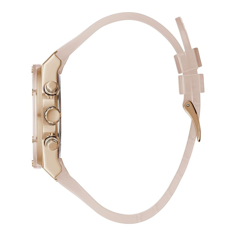 Multicolor rubber dress watch-null