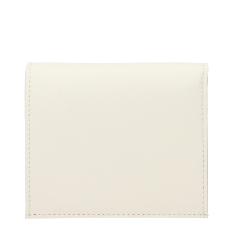 White leather wallet-null