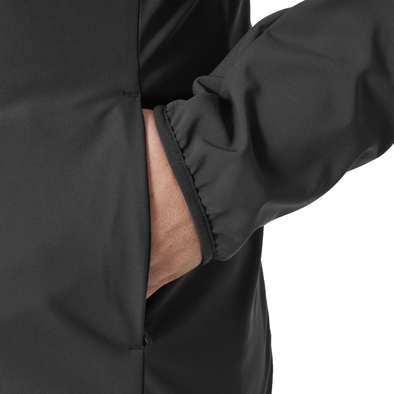 Mens crew softshell jacket 2.0 - ebony , l-null