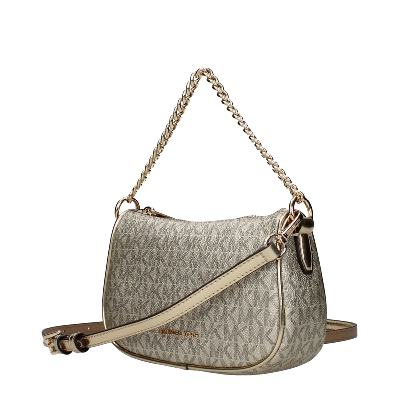 Gold fabric handbag-null