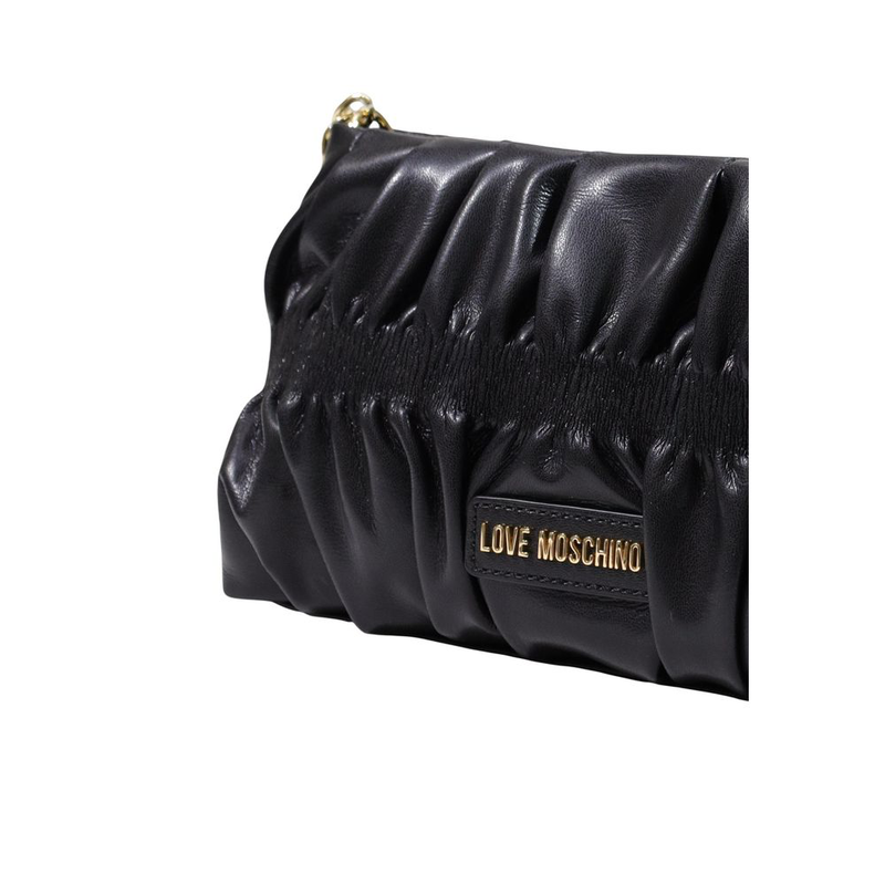 Black polyethylene handbag-null
