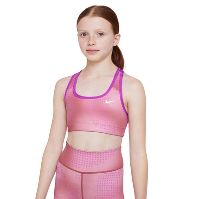 Girls swoosh reversible bra top